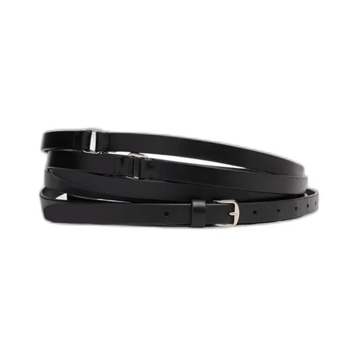 Triple-Wrap Leather Belt