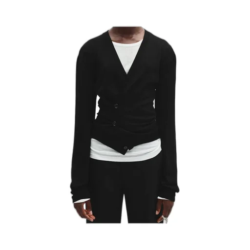 Asymmetric Spliced Cardigan