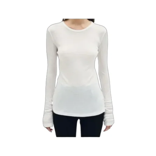 Fiene Ribbed Long-Sleeve Top