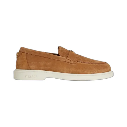 Versace Logo-Lettering Slip-On Sneakers