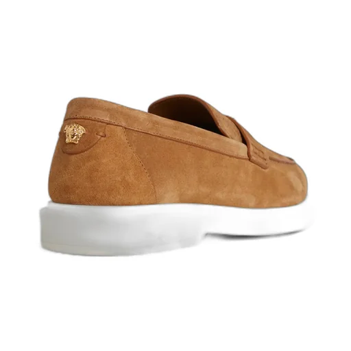 Versace Logo-Lettering Slip-On Sneakers