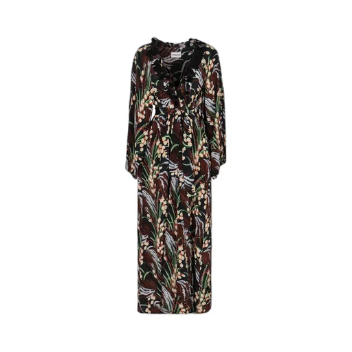 P.A.R.O.S.H. Printed Crepe Midi Dress