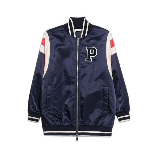 Logo-Patch Bomber Jacket