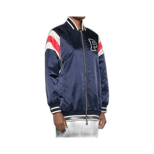 Logo-Patch Bomber Jacket
