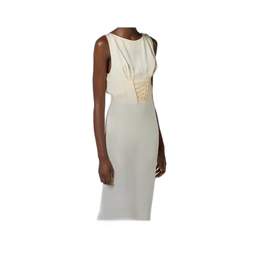 Elisabetta Franchi CrÊPe-Back Satin Dress