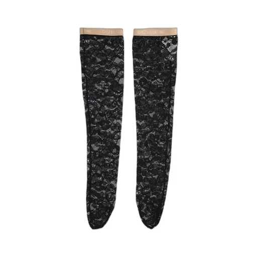 Valentino Floral Patterned Long Socks