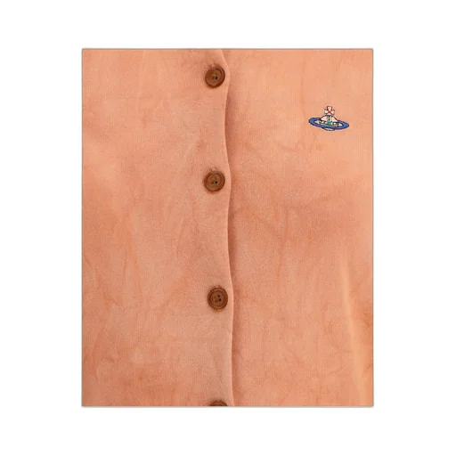 Vivienne Westwood Logo Embroidered Buttoned Cardigan
