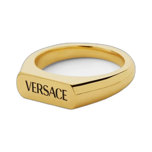 Versace Logo Engraved Ring