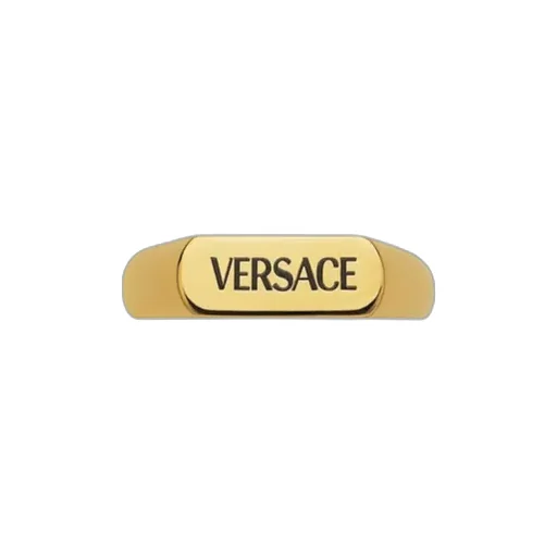 Versace Logo Engraved Ring