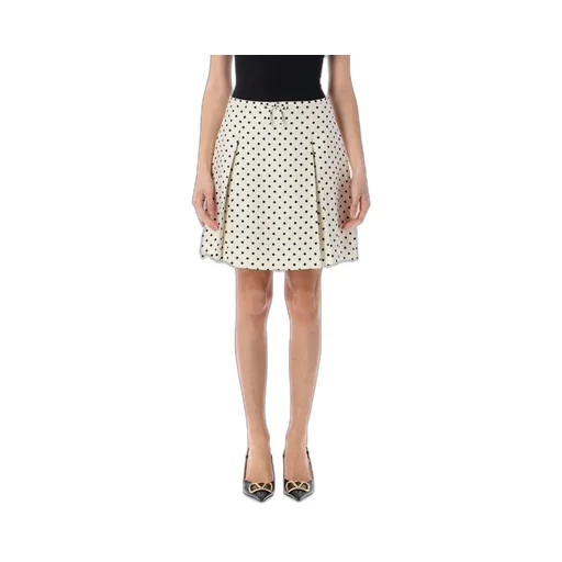 Valentino Polka Dot Printed Mini Skirt
