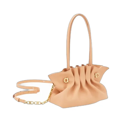 Ferragamo Small Gather Detailed Soft Bag