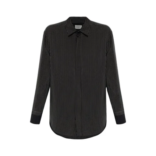 Saint Laurent Striped Button-Up Shirt