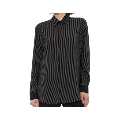 Saint Laurent Striped Button-Up Shirt