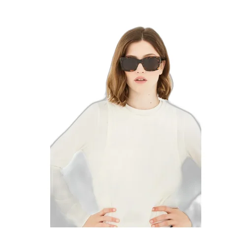Geometric Frame Sunglasses