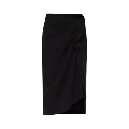 Dries Van Noten Asymmetric Hem Midi Skirt