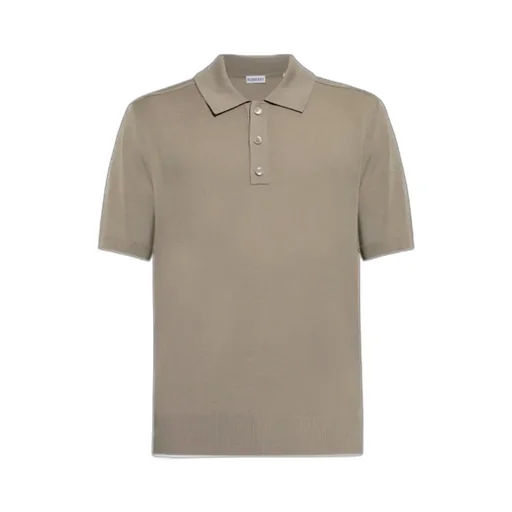 Burberry B Crest-Embroidered Short Sleeved Polo Shirt