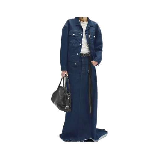 Ann Demeulemeester Goele 5 Pocket Comfort Maxi Skirt