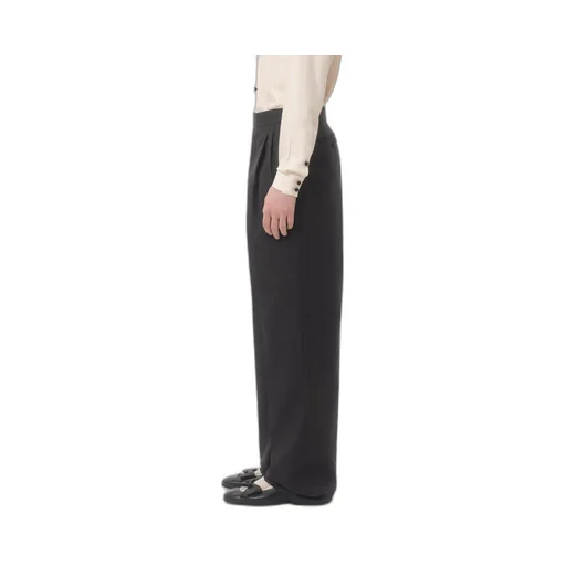 Valentino	Gabardine Straight Leg Pants