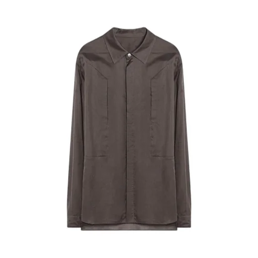 Long-Sleeve Panelled Shirt