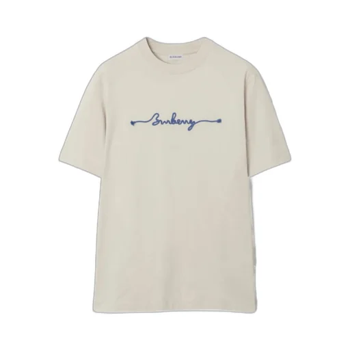 Burberry Embroidered Logo Tee