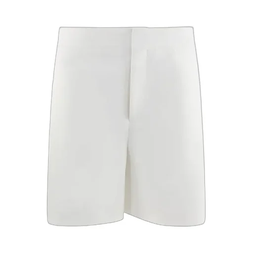 Victoria Beckham Fold Detailed Straight Leg Shorts