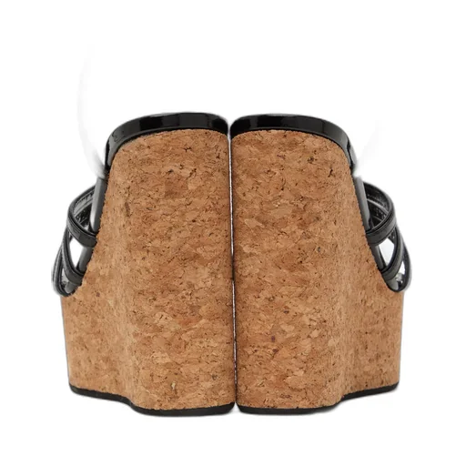 120Mm Double-Embellished Heart Sandals