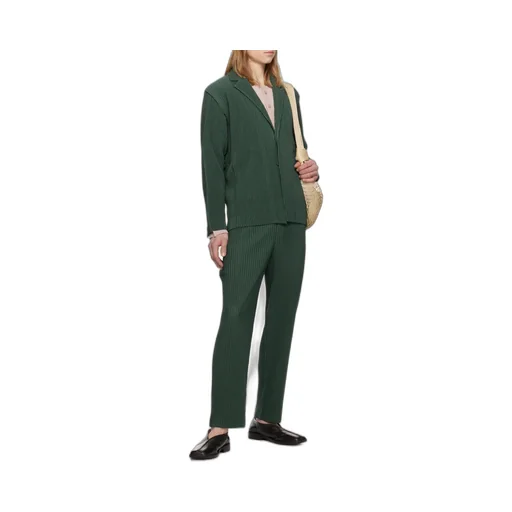 Homme Plissé Issey Miyake Pleated Single-Breasted Blazer