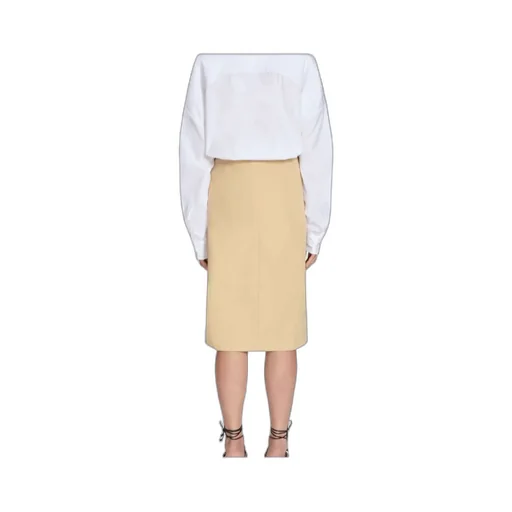 Belted A-Line Skirt