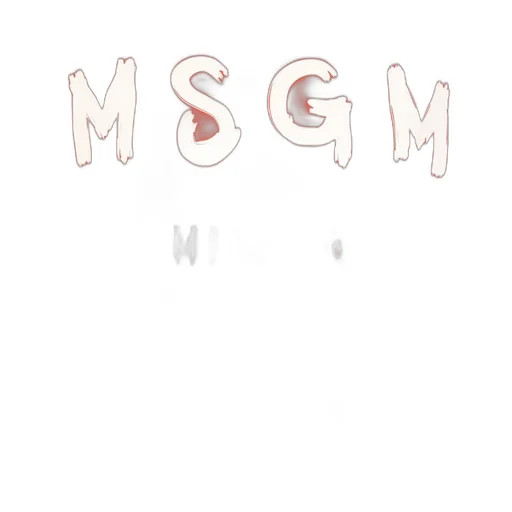 Msgm Logo Printed Mini T-Shirt Dress