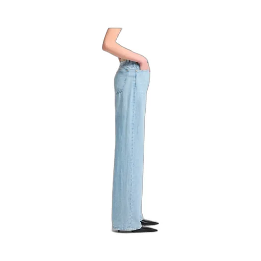 Tess High Waisted Linen Blend Jeans