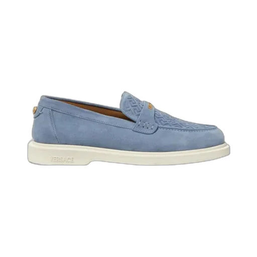 Versace Logo-Lettering Slip-On Sneakers