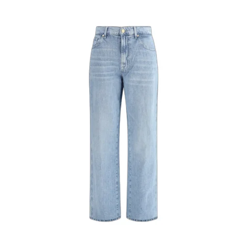 Tess High Waisted Linen Blend Jeans