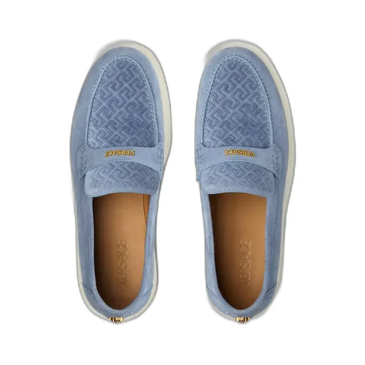 Versace Logo-Lettering Slip-On Sneakers