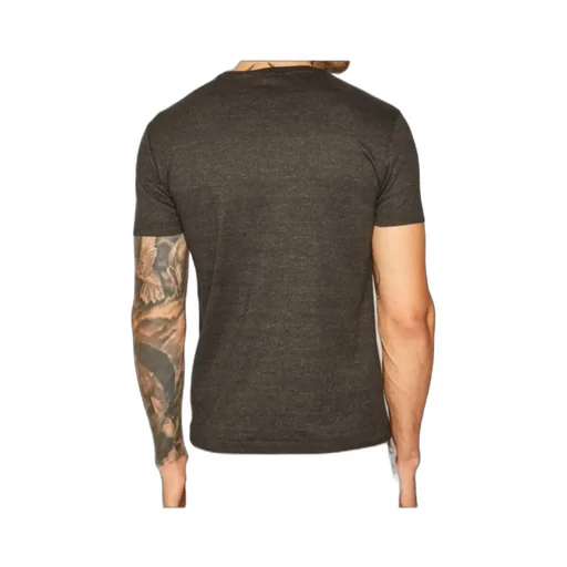 Embroidered Logo Plain T-Shirt
