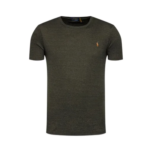 Embroidered Logo Plain T-Shirt