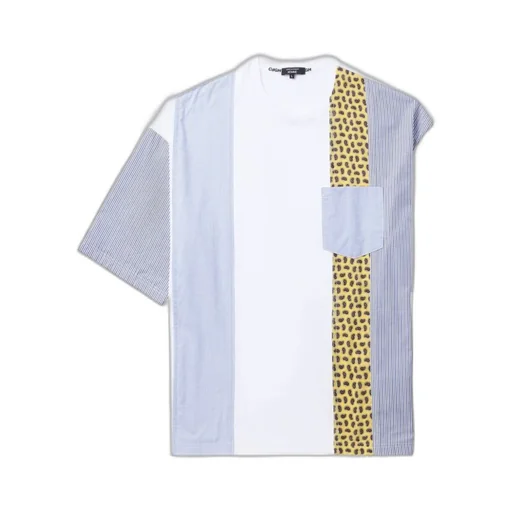 Panelled Paisley-Print T-Shirt