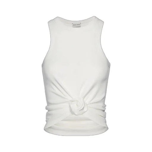 Magda Butrym Knotted Ribbed Tank Top