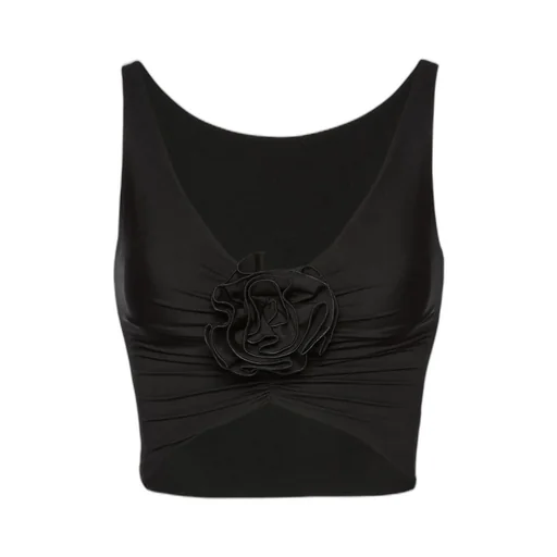 Magda Butrym Ruched Flower Top