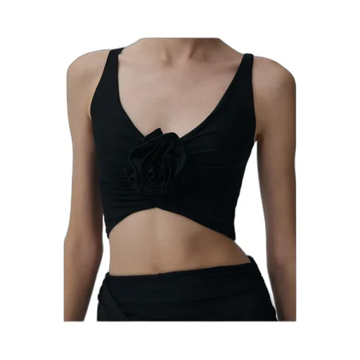 Magda Butrym Ruched Flower Top