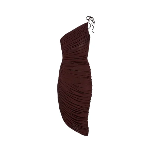 Magda Butrym Asymmetrical Draped Midi Dress
