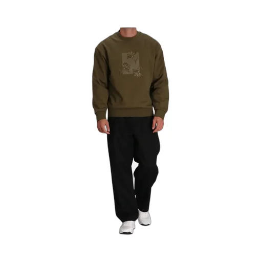 Floral-Embroidered Sweatshirt