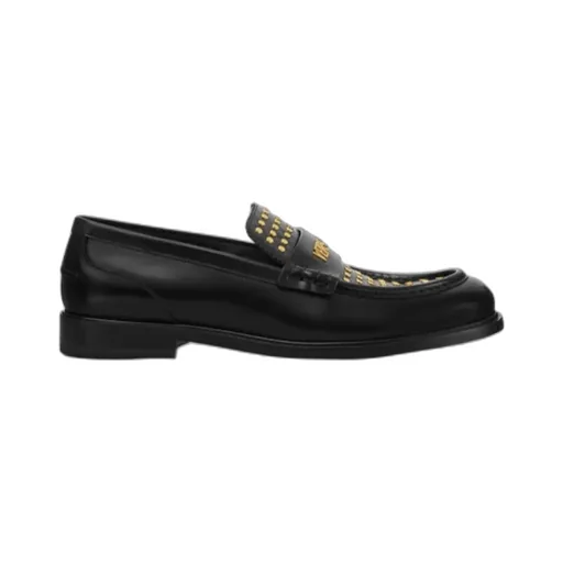 Versace Stud-Embellished Loafers