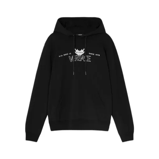 Versace Logo-Printed Hoodie