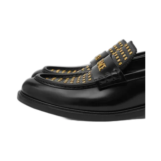 Versace Stud-Embellished Loafers
