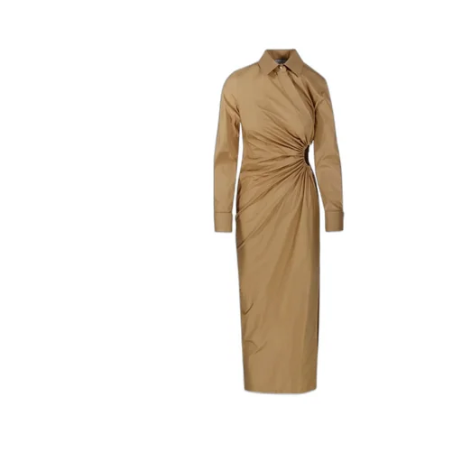 Max Mara Collared Long-Sleeve Shirt Dress