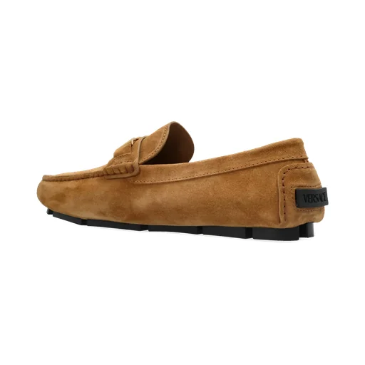 Versace Logo-Engraved Loafers