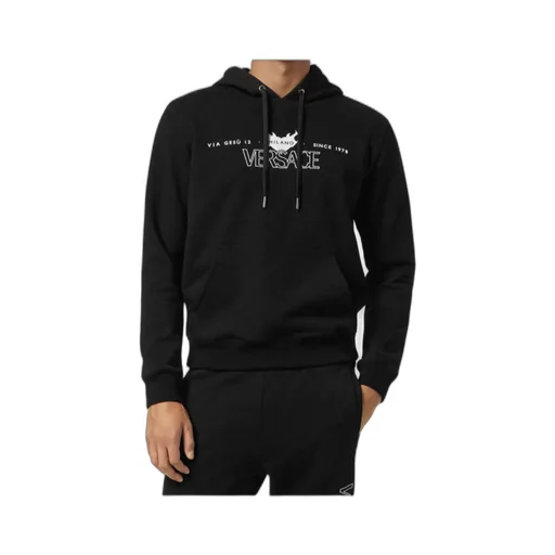 Versace Logo-Printed Hoodie