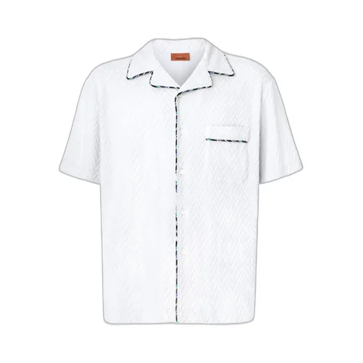 Missoni Zigzag Patterned Bowling Shirt