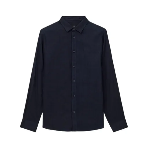 Long-Sleeve Linen Shirt