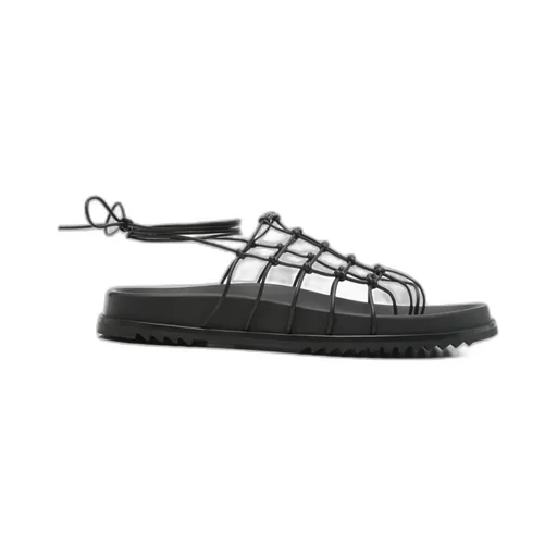 Open-Toe Flat Sandals
